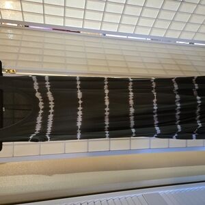 Style & Co. Black and White Tie-Dye Dress